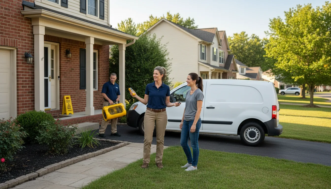 Residential water damage restoration in Castleford, ID
